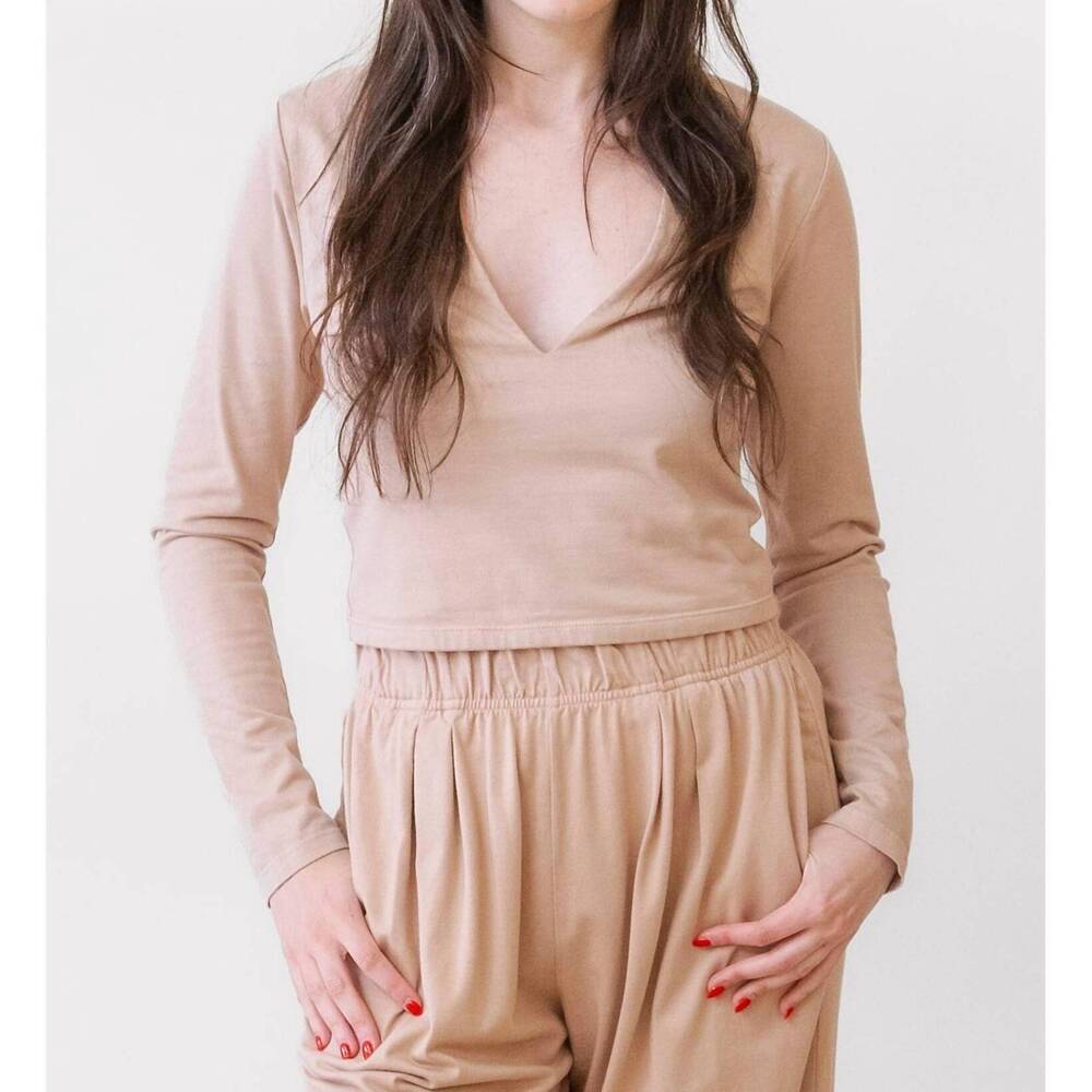 NEW MOSHI les tiens moshi dan deep long sleeve in tan